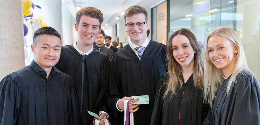 Lazaridis School graduates before ceremony