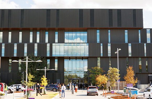 Lazaridis Hall back entrance