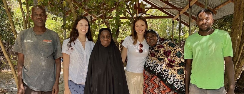 Laurier student in Tanzania doing a HerStart fellowship.