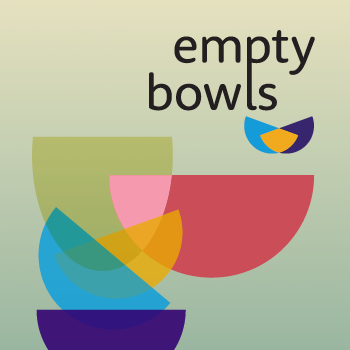 Empty bowls graphic