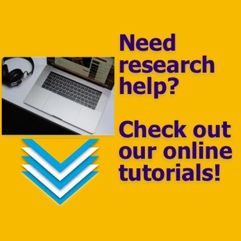 Need research help, check out online tutorials