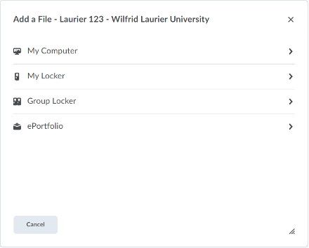 Add a file window