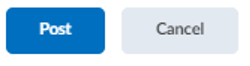 Post button