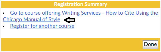 link to self registered course