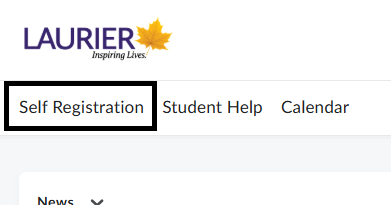 Image of self-registration link