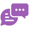 conversation bubbles icon