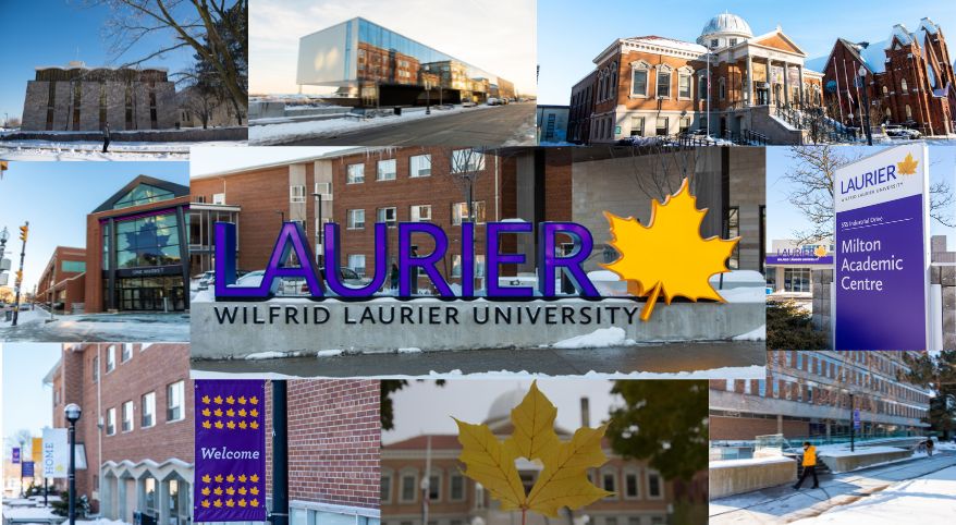winter scenes around Laurier's three campuses.