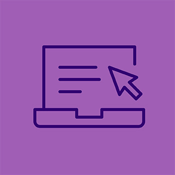 laptop and cursor icon