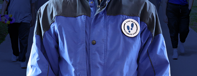 Hawk Walk jacket and logo 