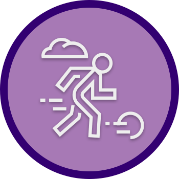 person running icon