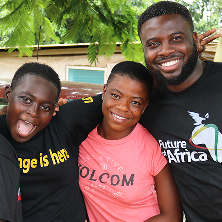 Since founding Future of Africa, TK Azaglo (BA ’11) has grown the organization to improve the lives of thousands of youth living on the streets in Ghana.
