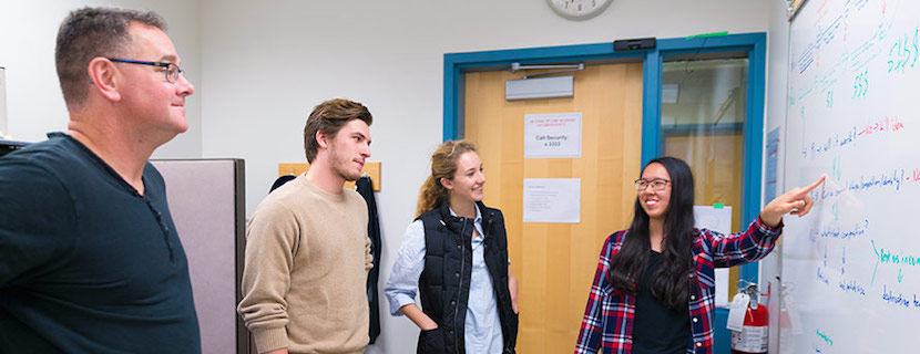 Students work with mentor