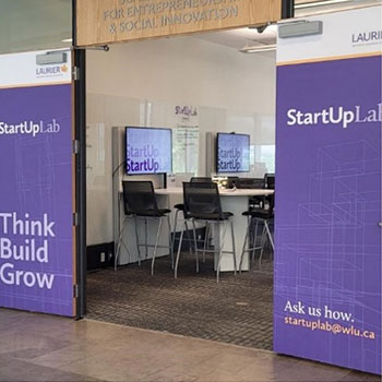 StartUp Lab doors in Waterloo