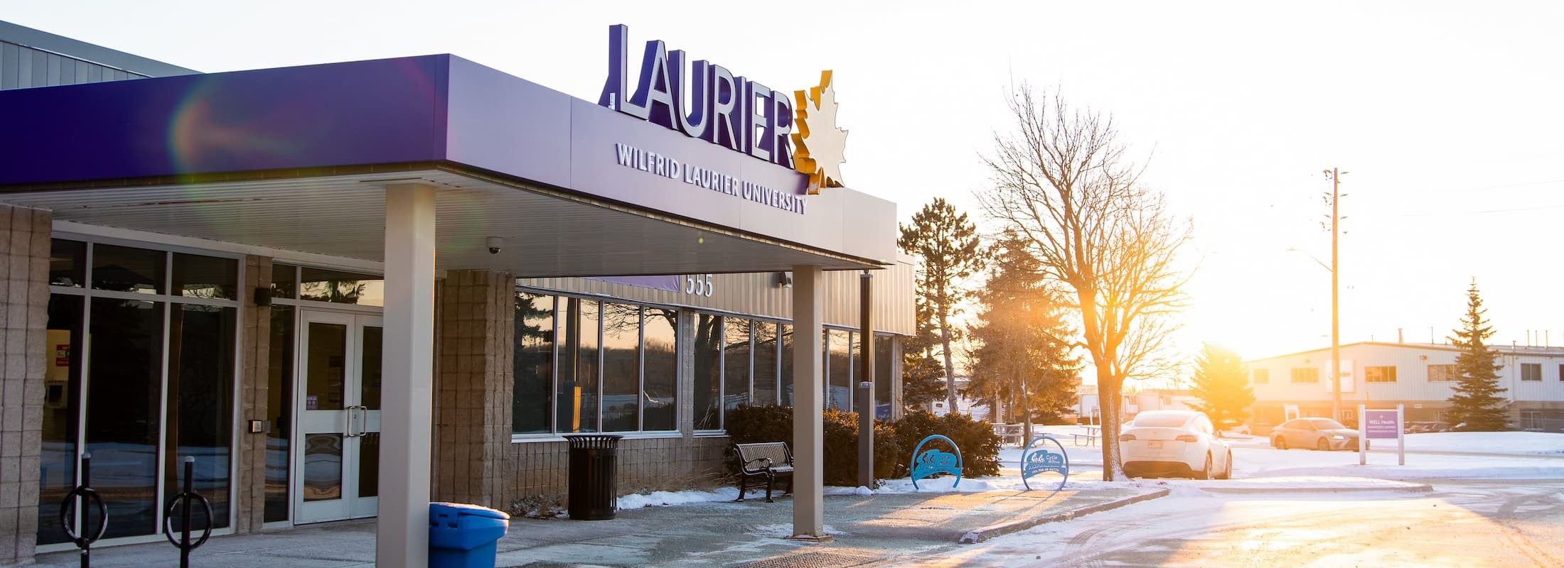 The exterior of Laurier's Milton campus