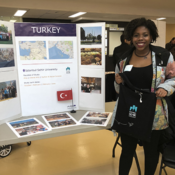 Student display on Turkey