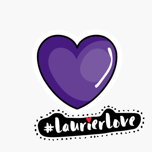 #LaurierLove heart