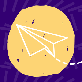 paper airplane graphic