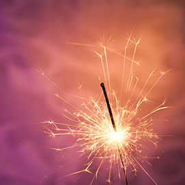 abstract sparkler