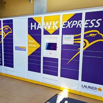 Hawk Express lockers in Brantford