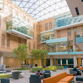 Lazaridis hall atrium Lazaridis hall atrium