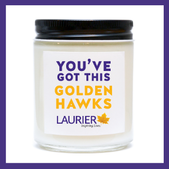 Golden Hawk Candle