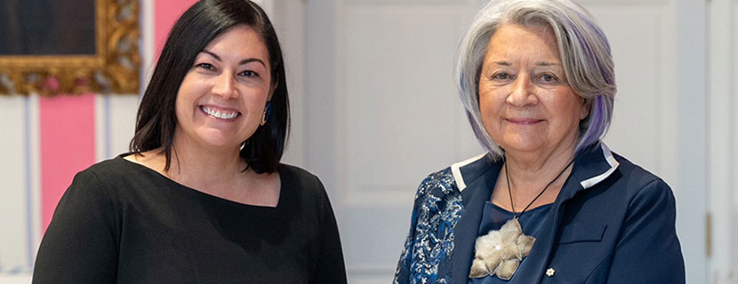 Dr. Lianne Leddy and the Governor General