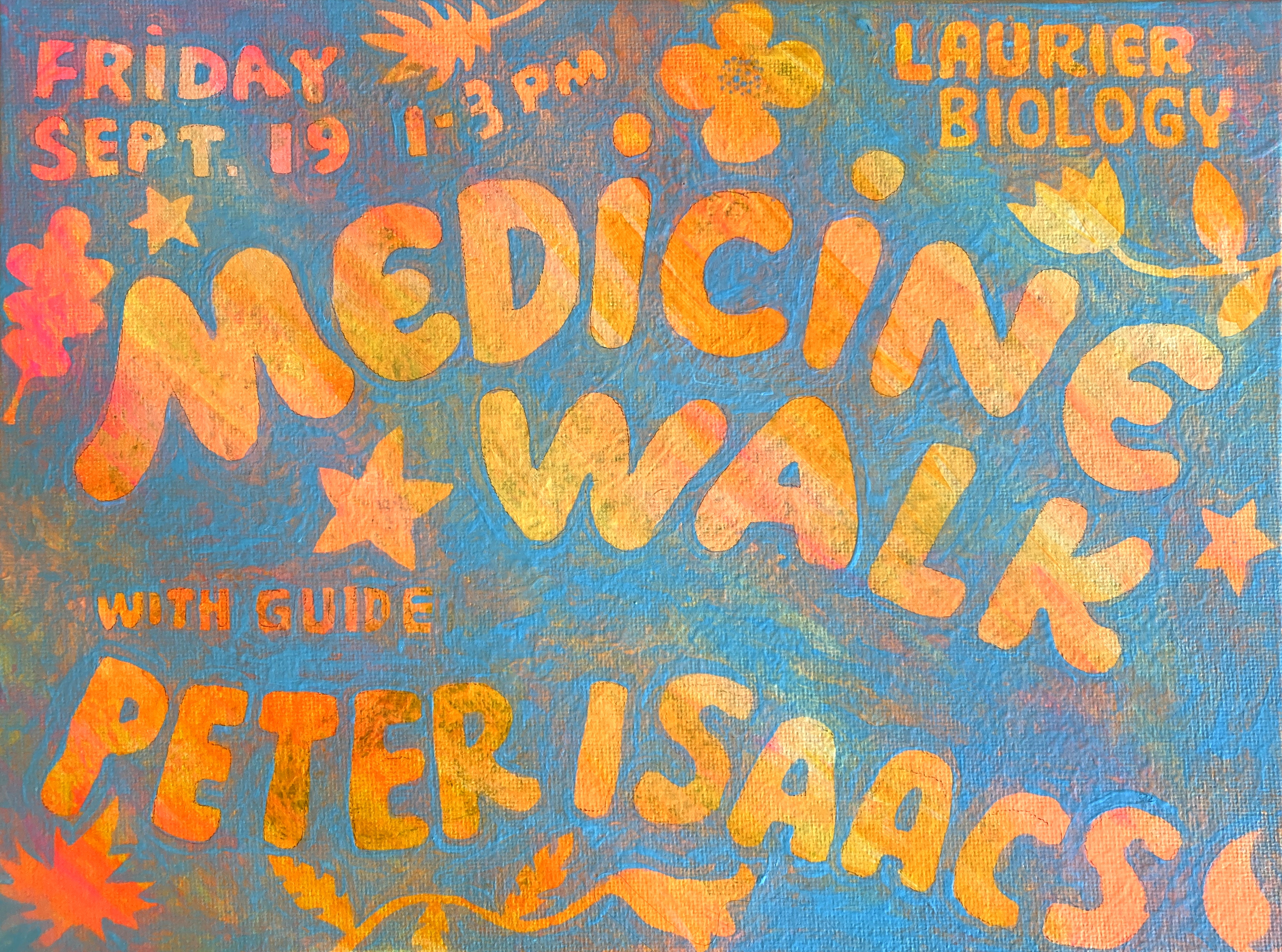 Biology Medicine Walk poster