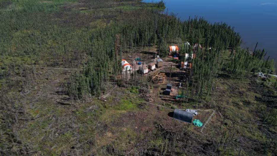 Spotlight story image pertaining to N.W.T.'s Scotty Creek research station aerial view