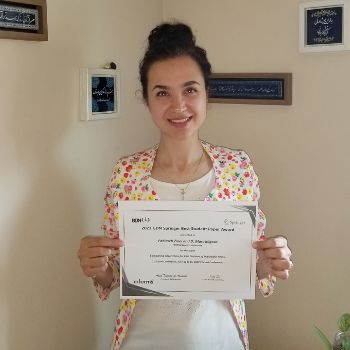 Laurier PhD student Fahimeh Ziaei honoured for paper at 22nd International Conference on Group Decision and Negotiation.