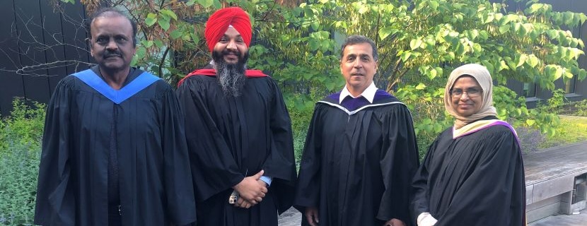 faculty members at convocation