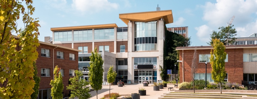 Exterior of the Fred Nichols Campus Centre on the Waterloo Campus