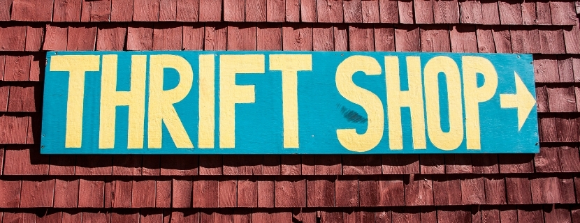 thrift store sign