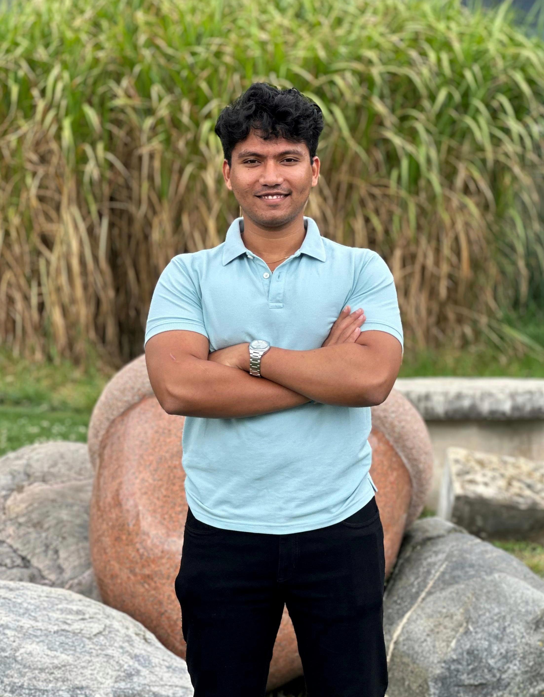 Anuraj, international student leader, headshot