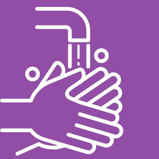 graphic of hands washing