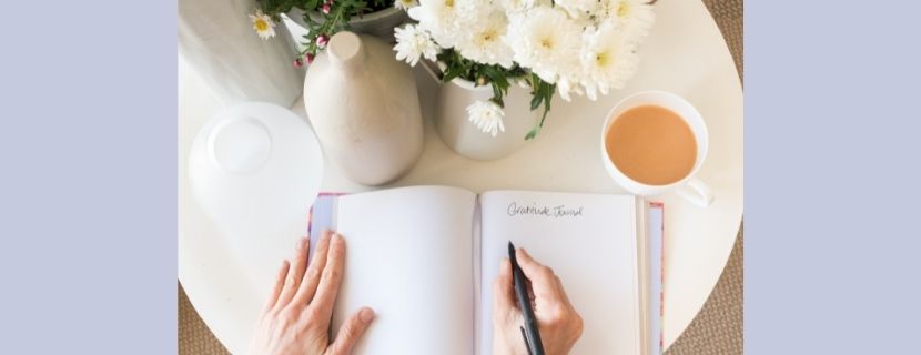 hand writing in a book