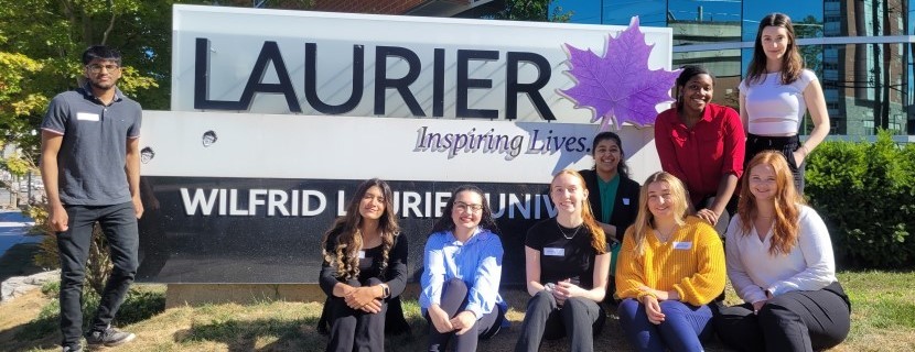 Laurier students volunteering as Career Centre Peers